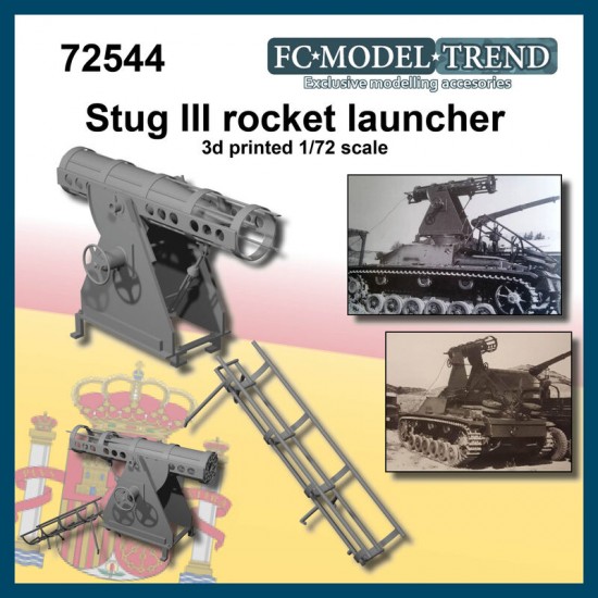 Fc For Model Rockets 1/72 StuG III Rocket Launcher 3D-printed kit FC Model Trend 72544