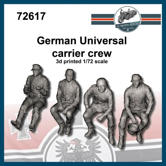 1/72 German Crew for Universal Carrier (4 figures)