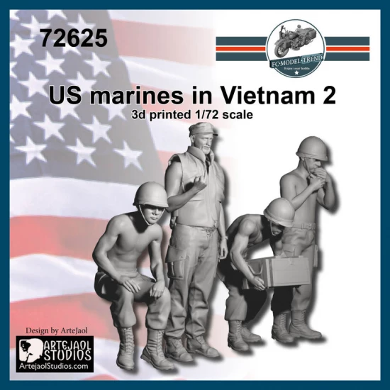 1/72 US Marines in Vietnam 2 (4 figures)