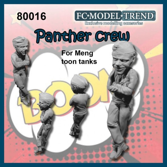 Q Figures - Panther Crews for Meng WWT Toon Series