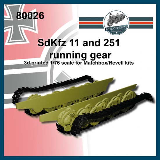 1/76 SdKfz 11 and 251 Running Gear for Matchbox/Revell kits
