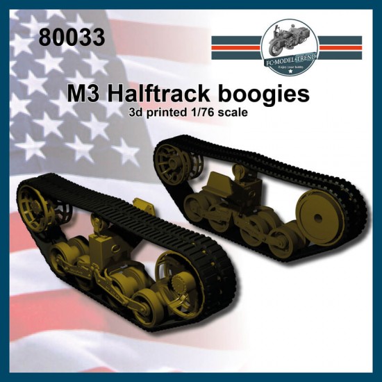 1/76 M3 Halftrack Boogies
