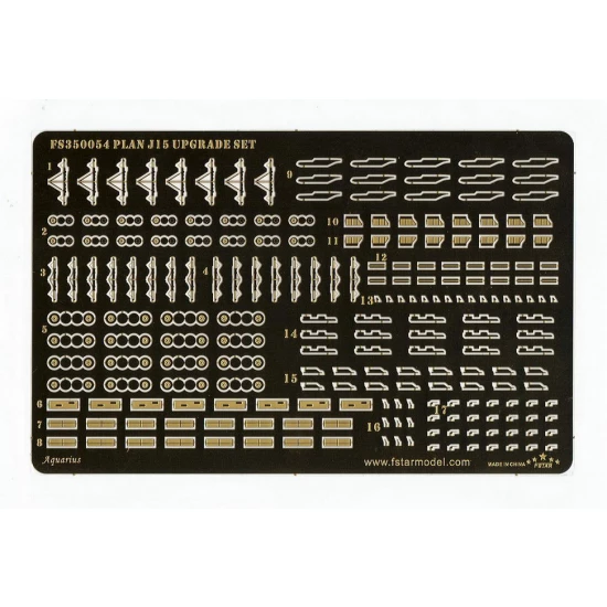1/350 PLAN J15(Su-33) Upgrade set (8set) for Trumpeter kits