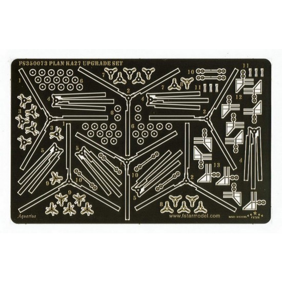 1/350 PLAN Ka27 Ka28 Upgrade set (6set) for Trumpeter 06213