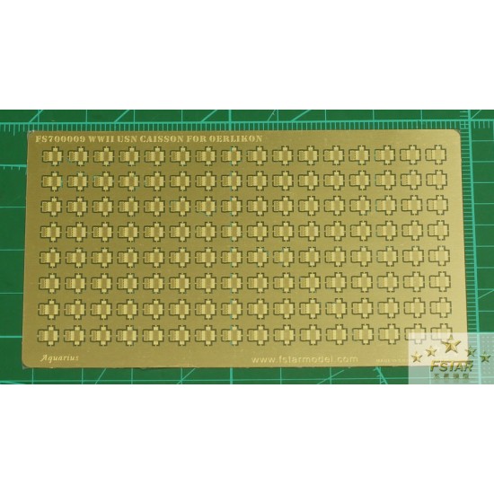 1/700 WWII USN Caisson for Oerlikon (1 photo-etched sheet)