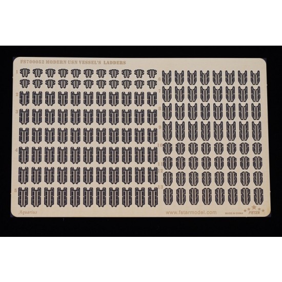 1/700 Modern USN Vessel's Ladders (1 photo-etched sheet)