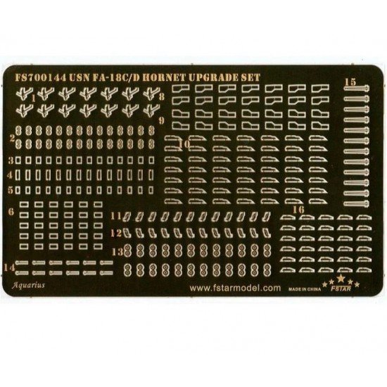 1/700 US Navy F / A18C / D Hornet Upgrade Set