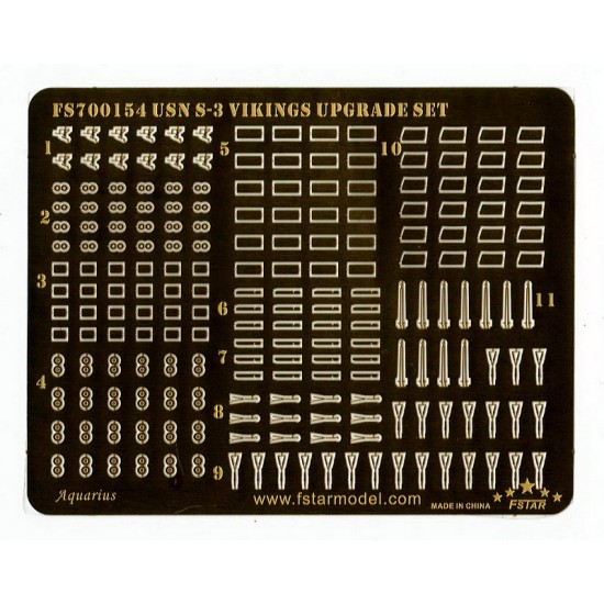 1/700 USN S-3 Vikings Upgrade set for Trumpeter