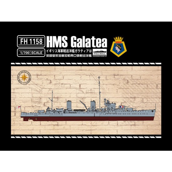 1/700 HMS Galatea Cruiser