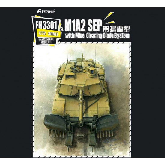 1/72 Abrams M1A2 SEP w/Mine Clearing Blade System