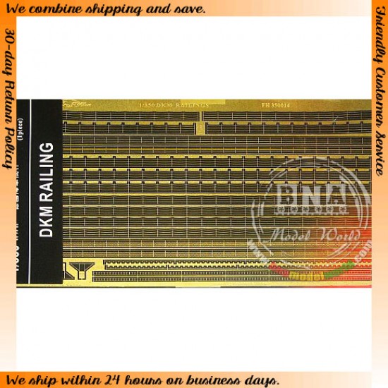 1/350 WWII German DKM Railings