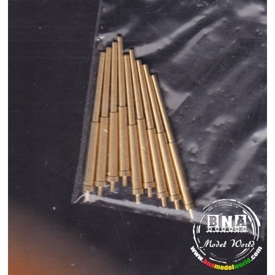 1/350 WWII German 28cm/54.5 (11") SK C/34 Metal Barrels (9pcs)