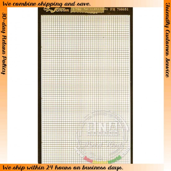 1/700 Net (Space: 1.0mm x 1.0mm) 