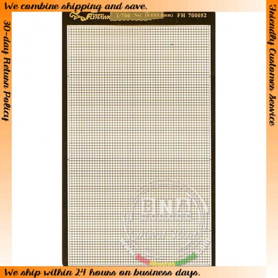 1/700 Net (Space: 0.8mm x 0.8mm) 