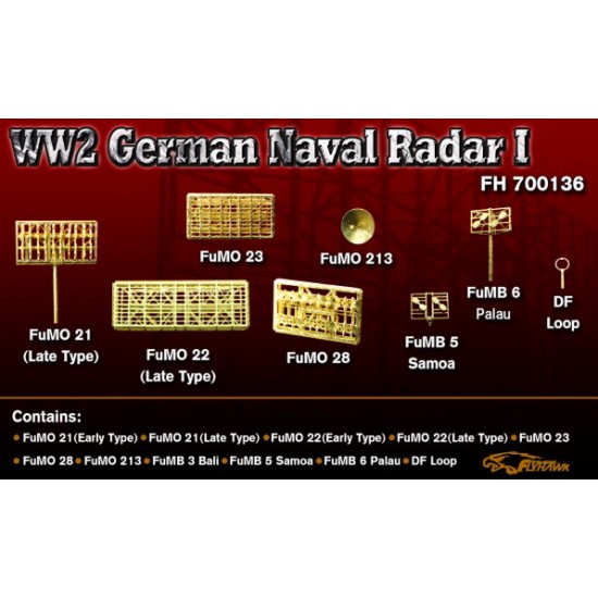 1/700 WWII German Naval Radar Vol.1