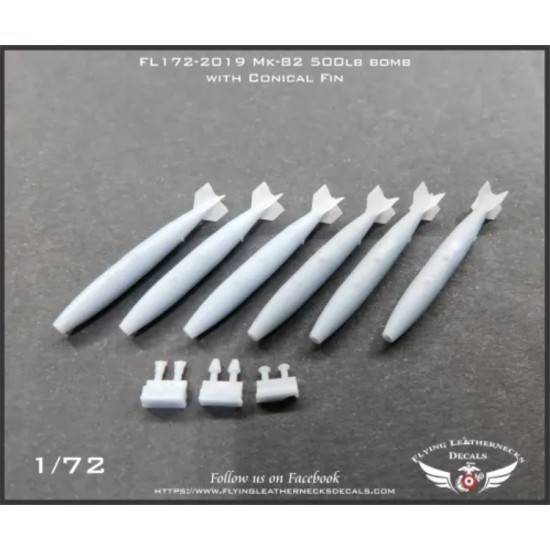 1/72 Mk-82 500lb Bomb with BSU-33 Tail Fin