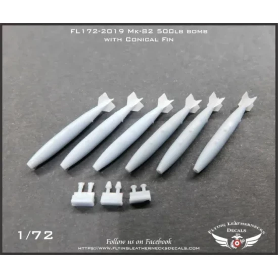 1/72 Mk-82 500lb Bomb with BSU-33 Tail Fin