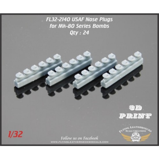 1/32 USAF Nose Plug for Mk-80 Series Bombs (24pcs)