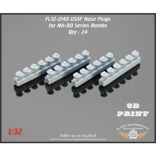 1/32 USAF Nose Plug for Mk-80 Series Bombs (24pcs)