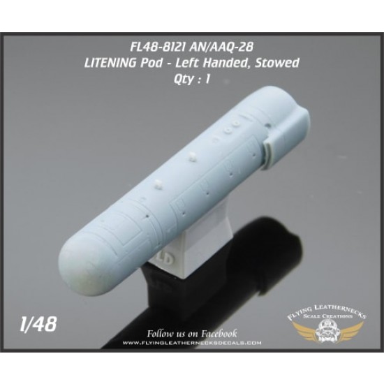 1/48 AN/AAQ-28 LITENING Pod - Left, Stowed