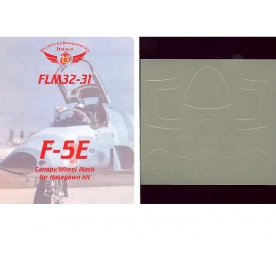 1/32 F-5E Canopy/Wheel Mask for Hasegawa kits