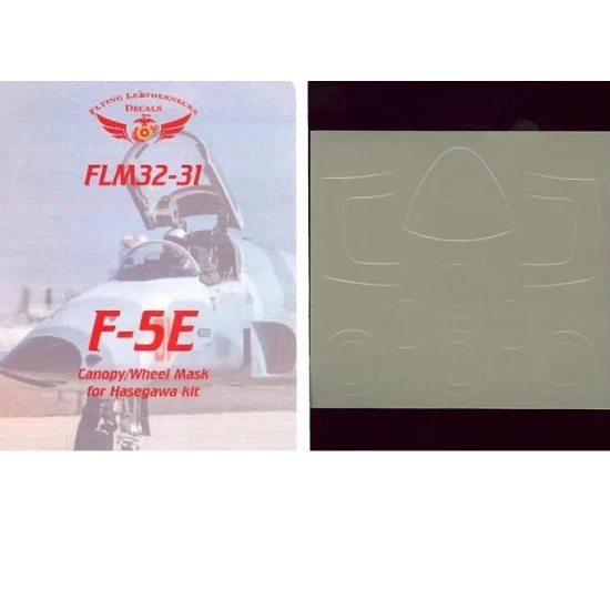 1/32 F-5E Canopy/Wheel Mask for Hasegawa kits