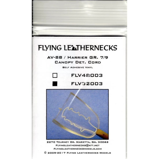 1/32 AV-8B Canopy Det Cord for Trumpeter kits