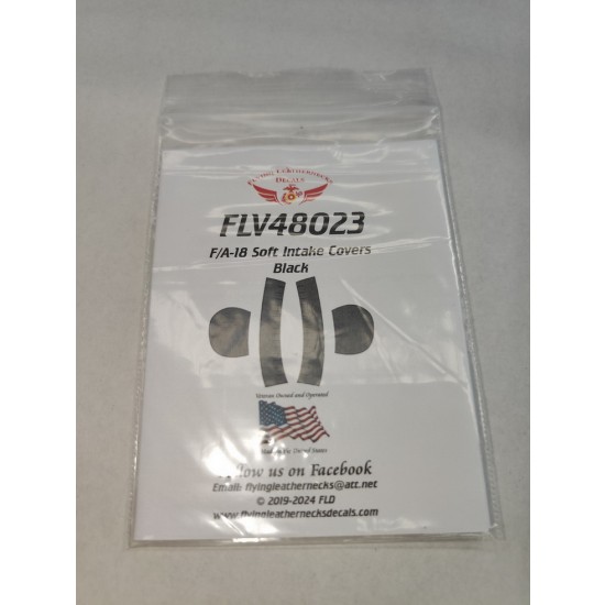 1/48 F/A-18 Intake Covers - Black