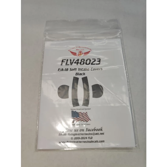 1/48 F/A-18 Intake Covers - Black