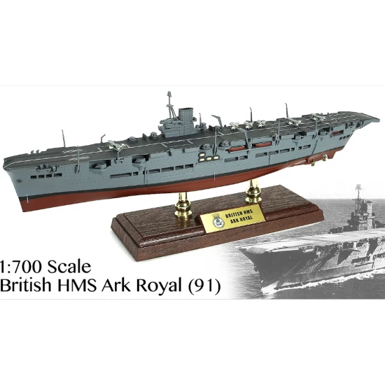 1/700 British HMS Ark Royal Aircraft Carrier, Operations off Norway 1942