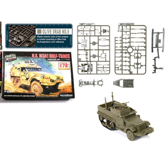 1/72 US M3A1 Half-truck