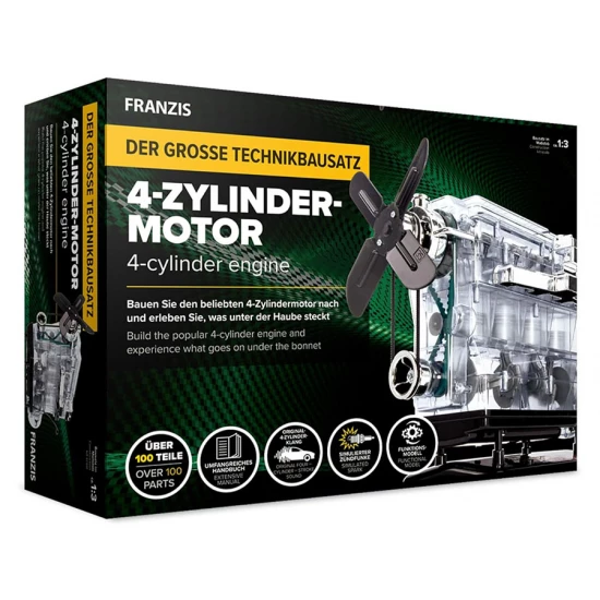 1/3 The Large Technology Kit - 4-cylinder Motor Working Engine Model