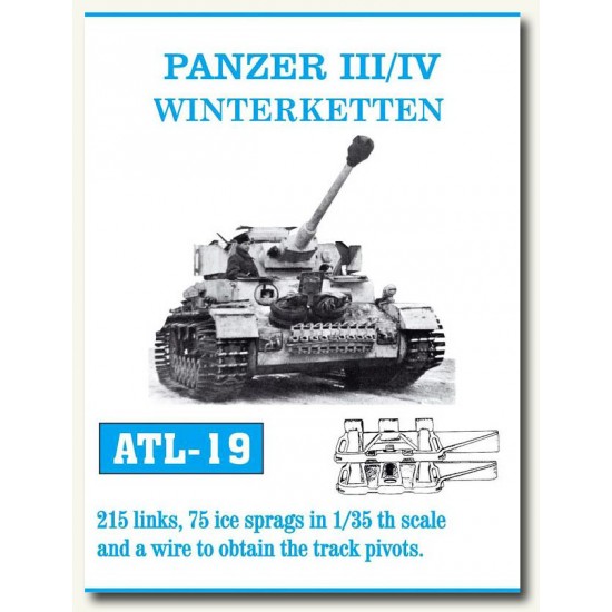 Friulmodel ATL-083 - Cingoli Ostketten Per Panzer III/IV In Metallo Bianco - Scala 1:35 - Foto 3