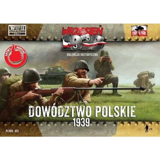 1/72 Polish Headquaters - Command (18 figures)