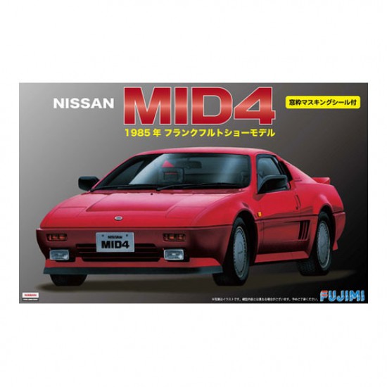 1/24 Nissan MID4 1985 with Window Frame Masking Seal