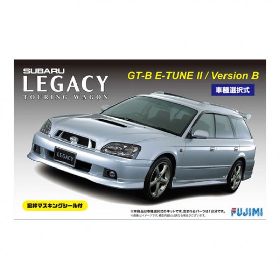 1/24 Subaru Legacy Touring Wagon GT-B with Window Frame Masking Stickers
