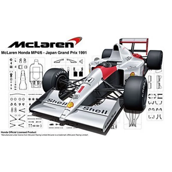 1/20 McLaren Honda MP4/6 Japan GP/San Marino GP/Brazil GP (GP-25)