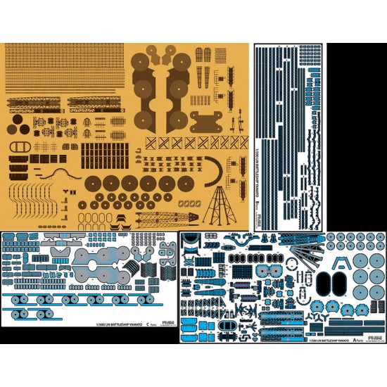 1/500 YAMATO Etching parts No1 (G-up No1)