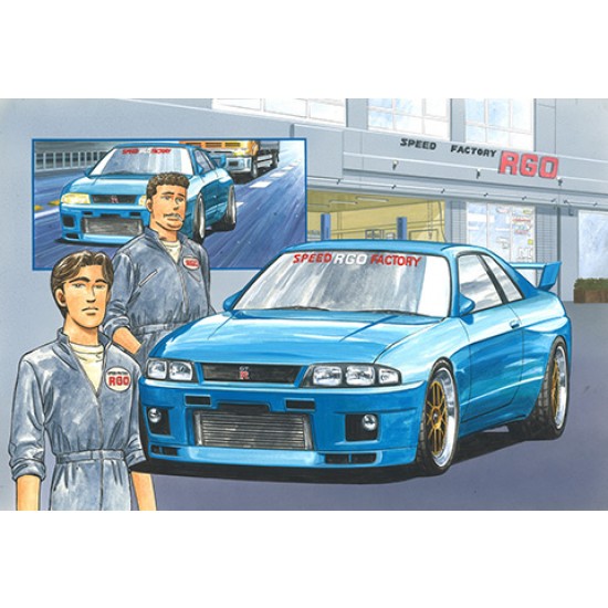 1/24 Wangan Series - Nissan Skyline GT-R (R33) RGO [WM-4]