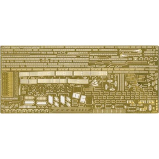 1/700 IJN Aircraft Carrier Shokaku Photo-Etched Parts (w/2 pieces 25mm Machine Cannan) 