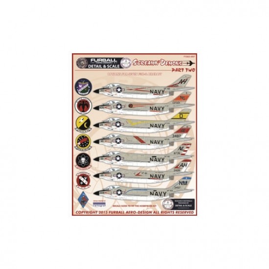 1/48 Screamn' Demons Decals Part II
