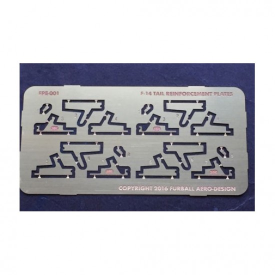 1/48 Grumman F-14 Tomcat Tail Reinforcement Plates for Tamiya kits
