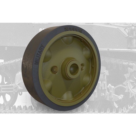 1/35 US Light Tank M5A1/M8 HMC Stamped Road Wheels Set B
