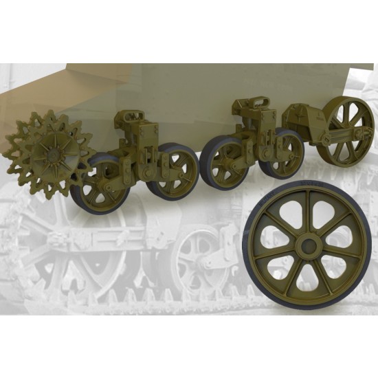 1/35 US Light Tank M3/M3A1/M5 Suspension Set