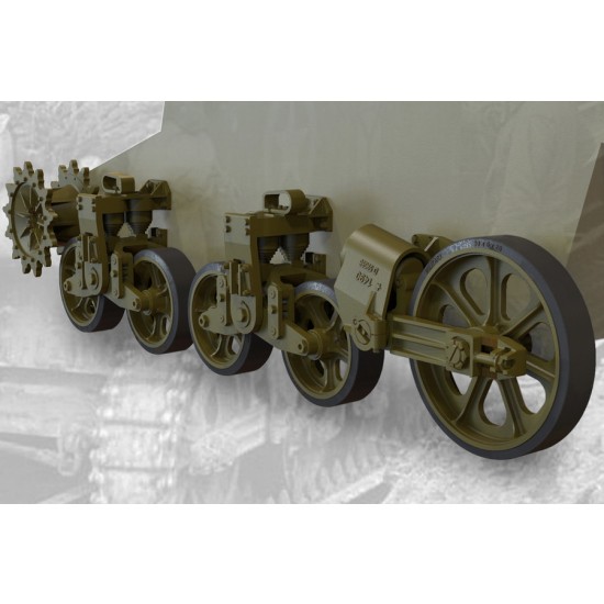 1/35 US Light Tank M5/M5A1/M8 HMC Suspension Set