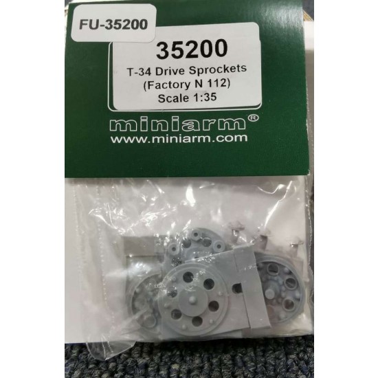 1/35 T-34 Drive Sprockets (Factory N112 Krasnoe Sormovo)
