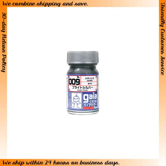 Lacquer Paint - Metallic Colour - Bright Silver 15ml