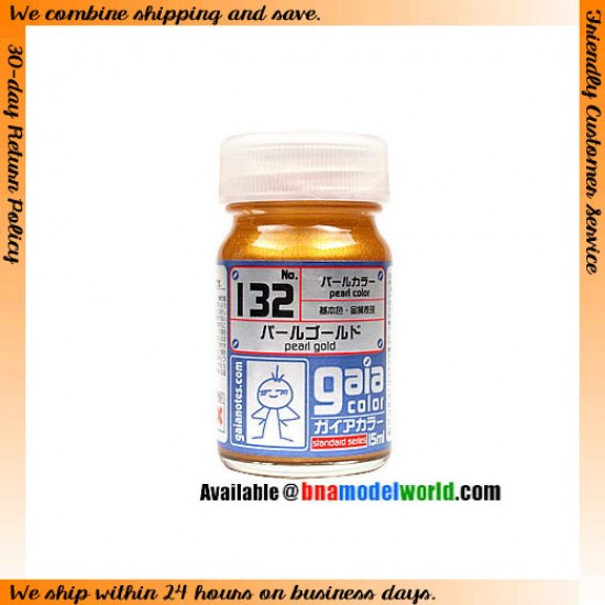 Lacquer Paint - Metallic Pearl Gold 15ml
