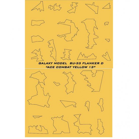 1/72 Sukhoi Su-33 Paint Masking Sheet for Hasegawa kits