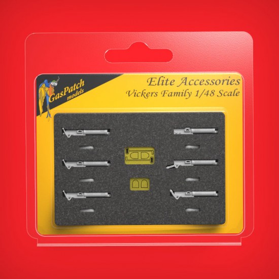 1/48 WWI Vickers Family Machine Guns (6pcs, Resin)